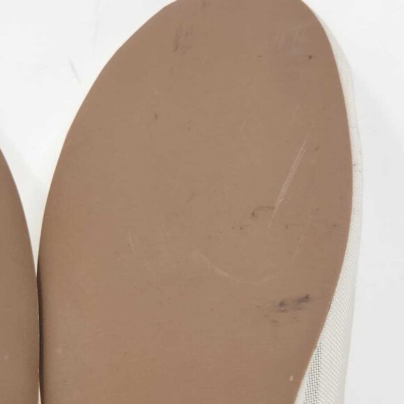 New women's 10 By Anthropologie mesh ballet flats in Cream - Picture 11 of 11